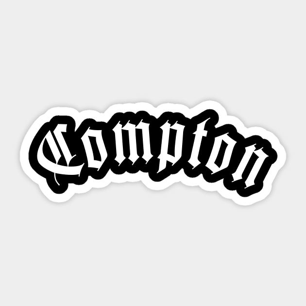 Compton Sticker by sunima